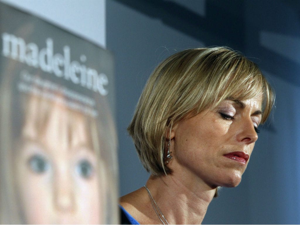 Kate McCann durante o lançamento do seu livro, a 12 de maio de 2011. (REUTERS/Chris Helgren)