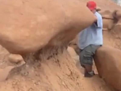 Escoteiros destroem formação rochosa de 170 milhões de anos - TVI