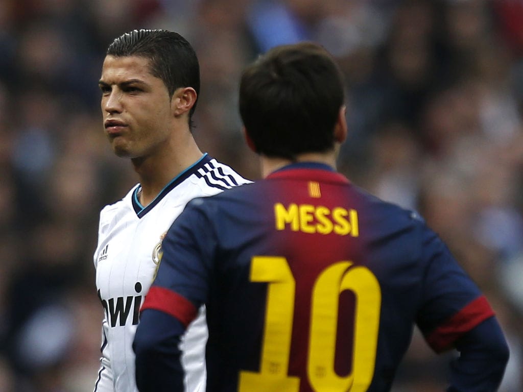 Ronaldo e Messi (Reuters)