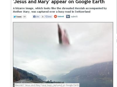 Jesus e Maria aparecem no Google Earth - TVI