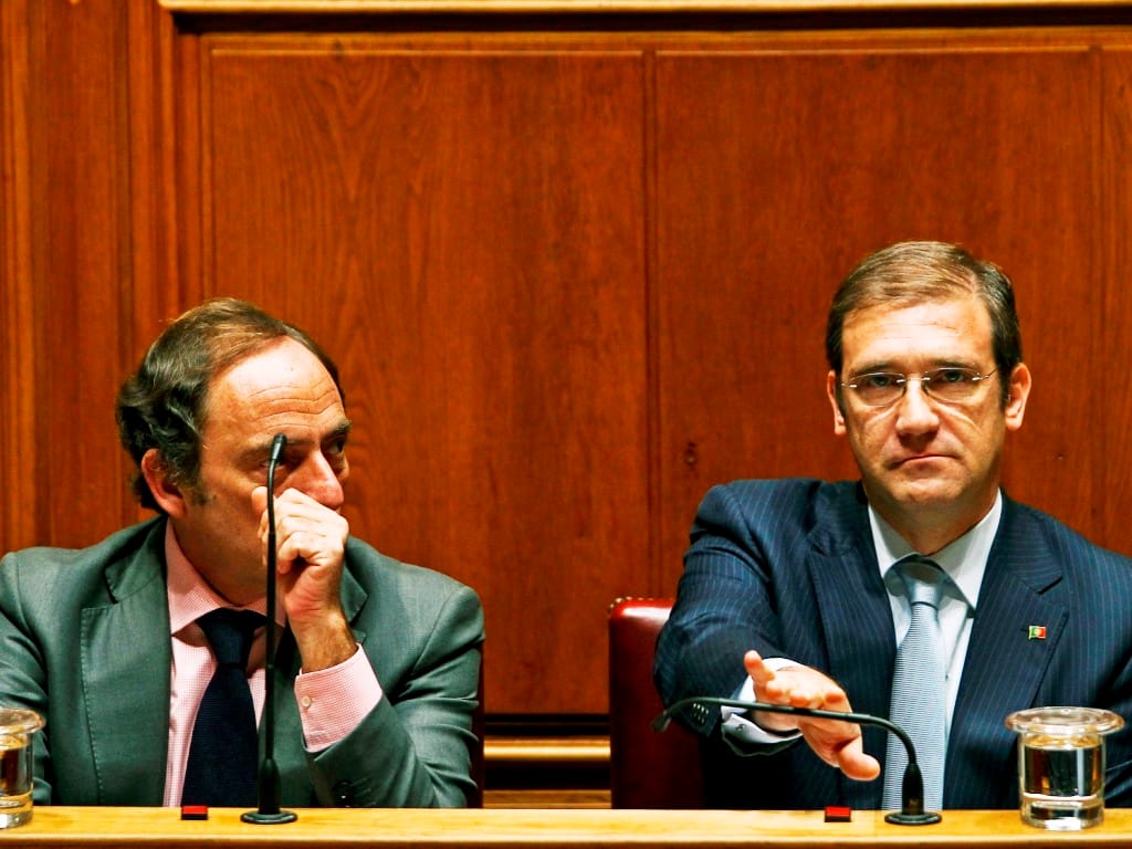 Passos Coelho e Paulo Portas no debate parlamentar OE 2014 (Mário Cruz/Lusa)