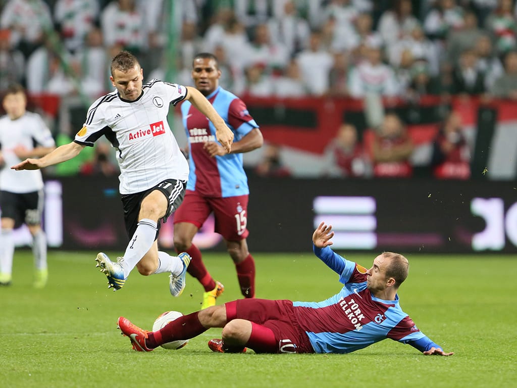 Legia Warsaw vs Trabzonspor Kulubu (LUSA)