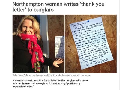 Britânica escreve uma carta aos ladrões da casa - TVI