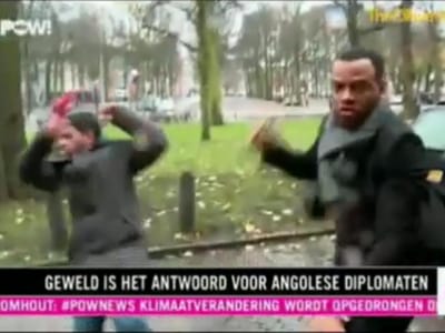 Diplomatas angolanos agridem jornalistas na Holanda - TVI
