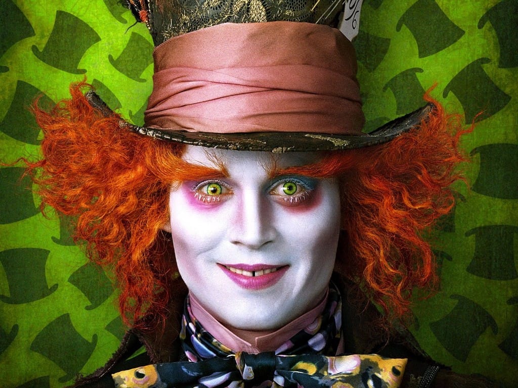 Johnny Depp em «Alice no País das Maravilhas»
