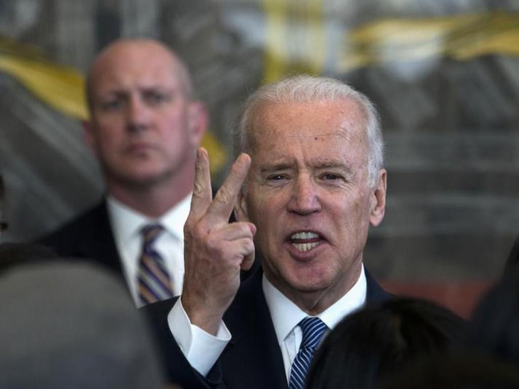 Joe Biden em Pequim [Reuters]