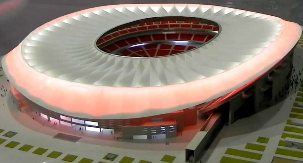 Novo estádio do Atlético de Madrid (maquete)