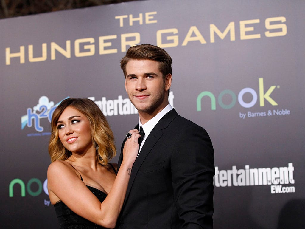 As separações de 2013: Liam Hemsworth e Miley Cyrus (Reuters)