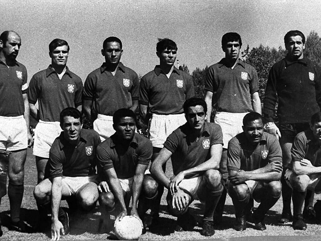 Eusébio na Seleção Nacional, 1966 (LUSA)
