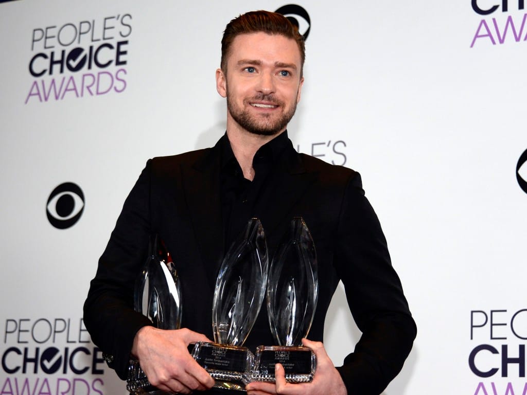 Justin Timberlake venceu três prémios na gala dos People`s Choice Awards 2014 (Reuters)