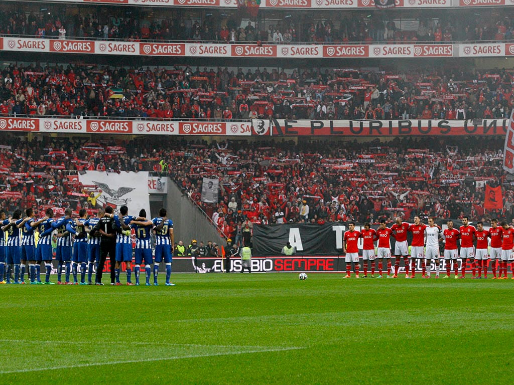 Homenagem a Eusébio no Benfica-FC Porto (LUSA)