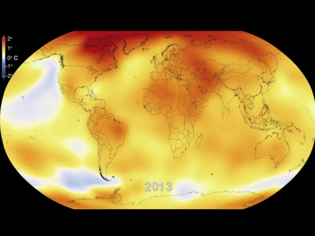 Imagens da Nasa "provam" aquecimento global