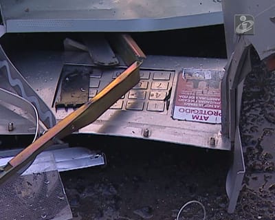 Explosão em caixa multibanco da Amadora - TVI