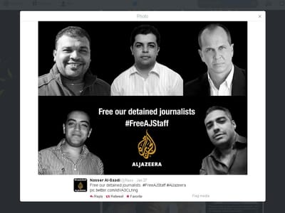 Egito: jornalistas lançam campanha - TVI