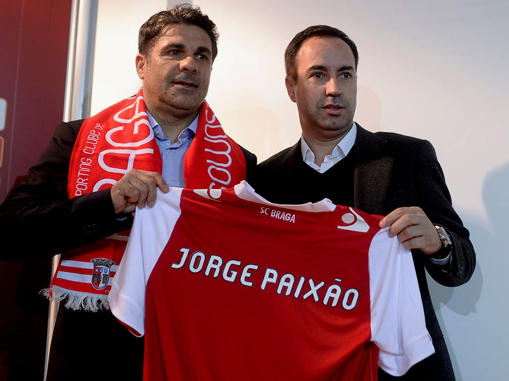 Apresentação de Jorge Paixão como novo treinador do Sporting de Braga (LUSA)