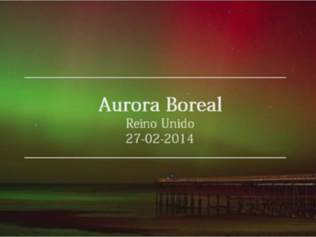 Aurora Boreal no Reino Unido