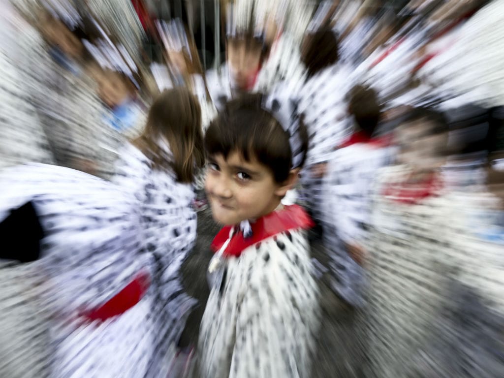 Torres Vedras: crianças já brincam ao Carnaval (Lusa)