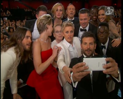 Twitter: #selfie Ellen nos Óscares é o mais partilhado - TVI