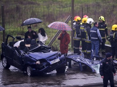 Despiste de viatura em Braga causou um morto - TVI