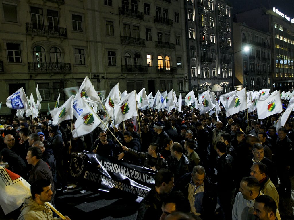 Manifestação das Forças de Segurança em Lisboa [LUSA/Manuel de Almeida]
