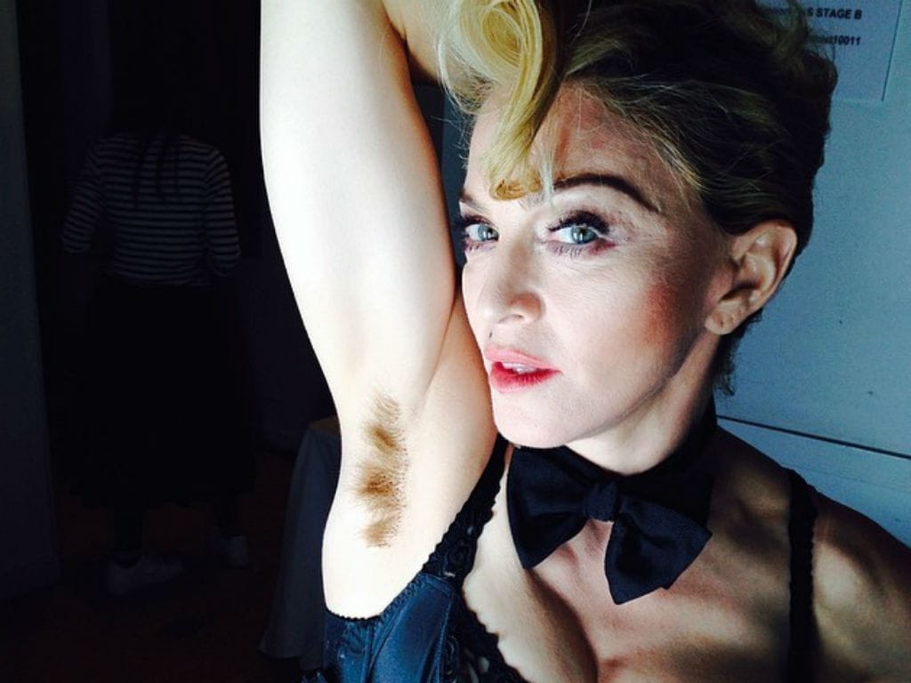 Madonna exibe axila não depilada no Instagram (Reprodução)