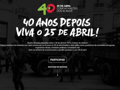 25 Abril já tem site oficial das comemorações - TVI