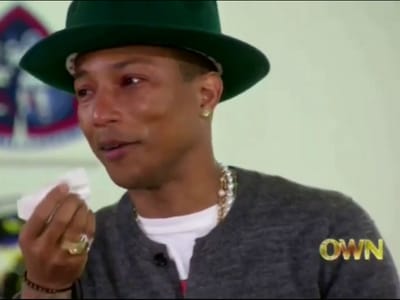 As lágrimas felizes de Pharrell Williams - TVI