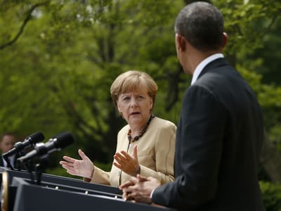 Obama e Merkel sem acordo sobre espionagem - TVI