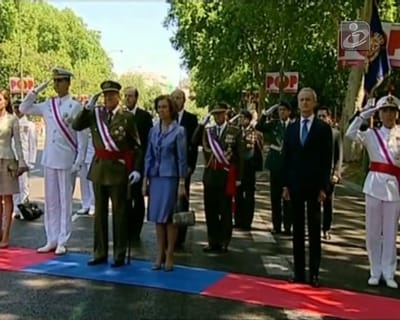 Juan Carlos despediu-se dos militares a dias de entregar o trono - TVI