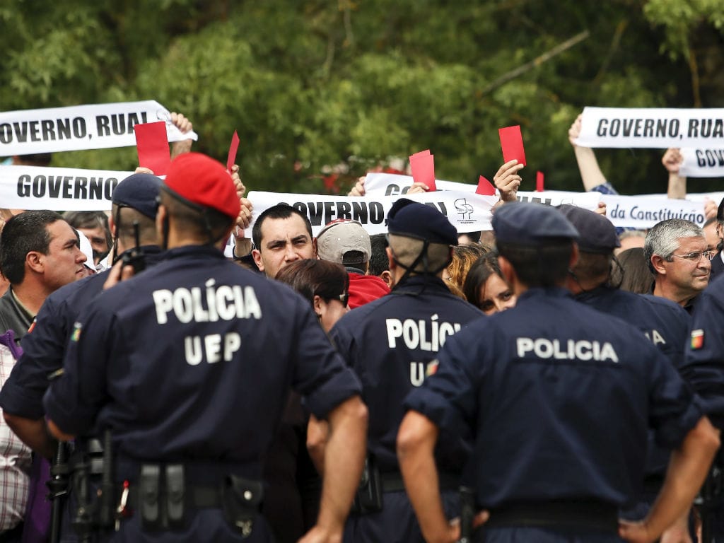 Cavaco Silva durante o 10 de Junho na Guarda (Lusa/Paulo Novais)