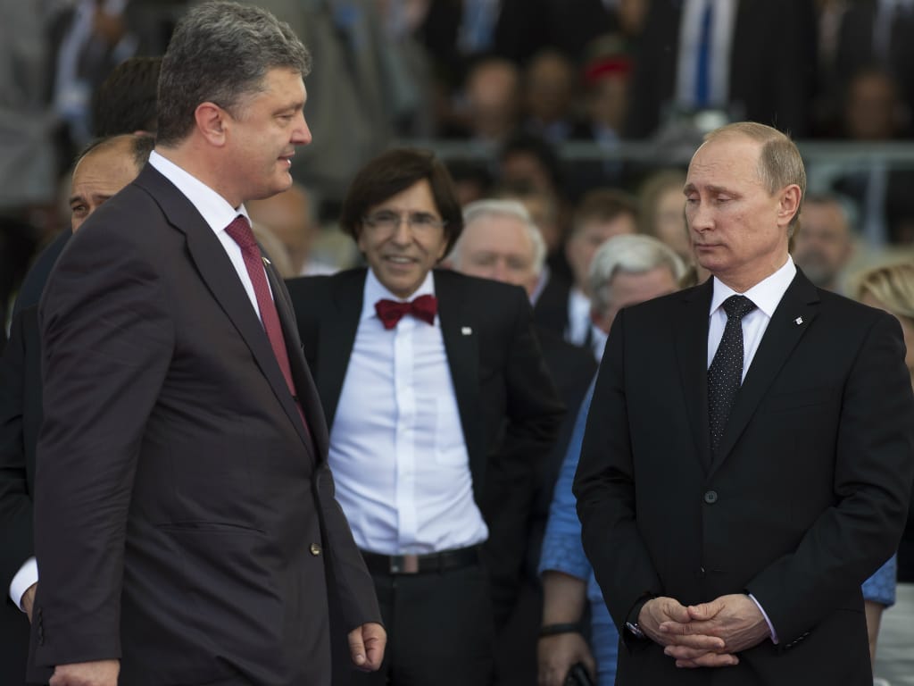 Vladimir Putin e Petro Poroshenko (Reuters)