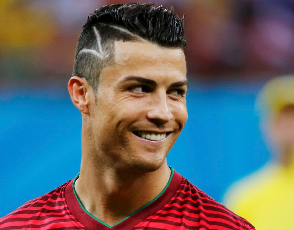 Novo penteado de Cristiano Ronaldo