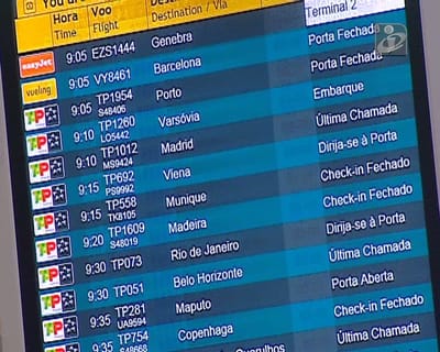 Homem «perdido» na placa do aeroporto atrasa avião - TVI
