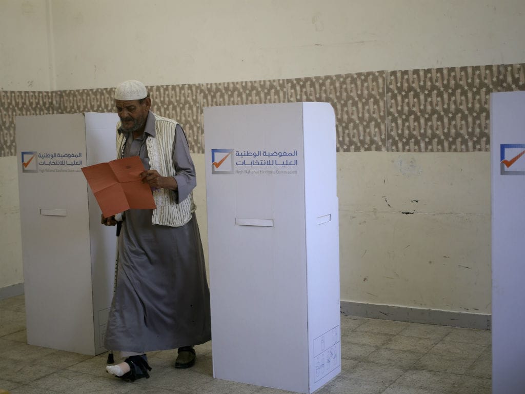 Benghazi, Libya: eleições legislativas (REUTERS/ Esam Omran Al-Fetori)