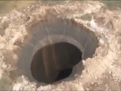 Cratera gigante «misteriosa» apareceu no «fim do mundo» - TVI