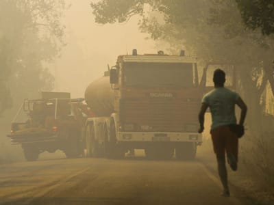Sever do Vouga: incêndio chegou a ameaçar casas - TVI