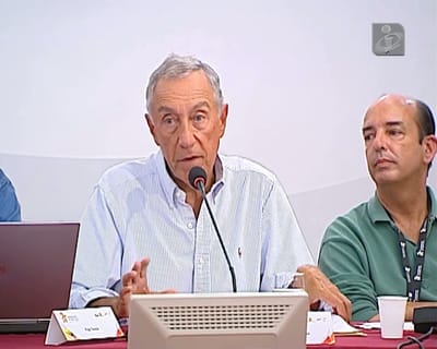 "Não tenham vergonha de pedir maioria absoluta", apela Marcelo - TVI