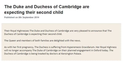 Príncipe William e Kate Middleton vão ser pais pela segunda vez - TVI