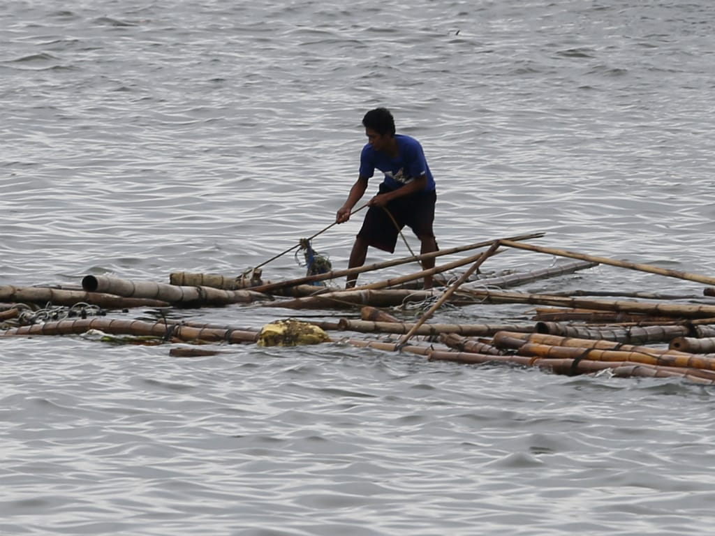 Destroços do tufão Kalmaegi [REUTERS]