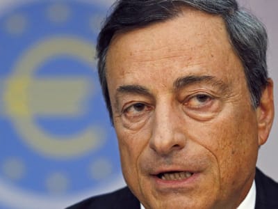 Draghi diz que perspetivas na zona euro são mais "brilhantes" - TVI