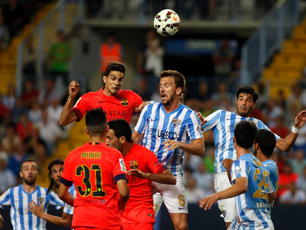 Malaga vs Barcelona (REUTERS)