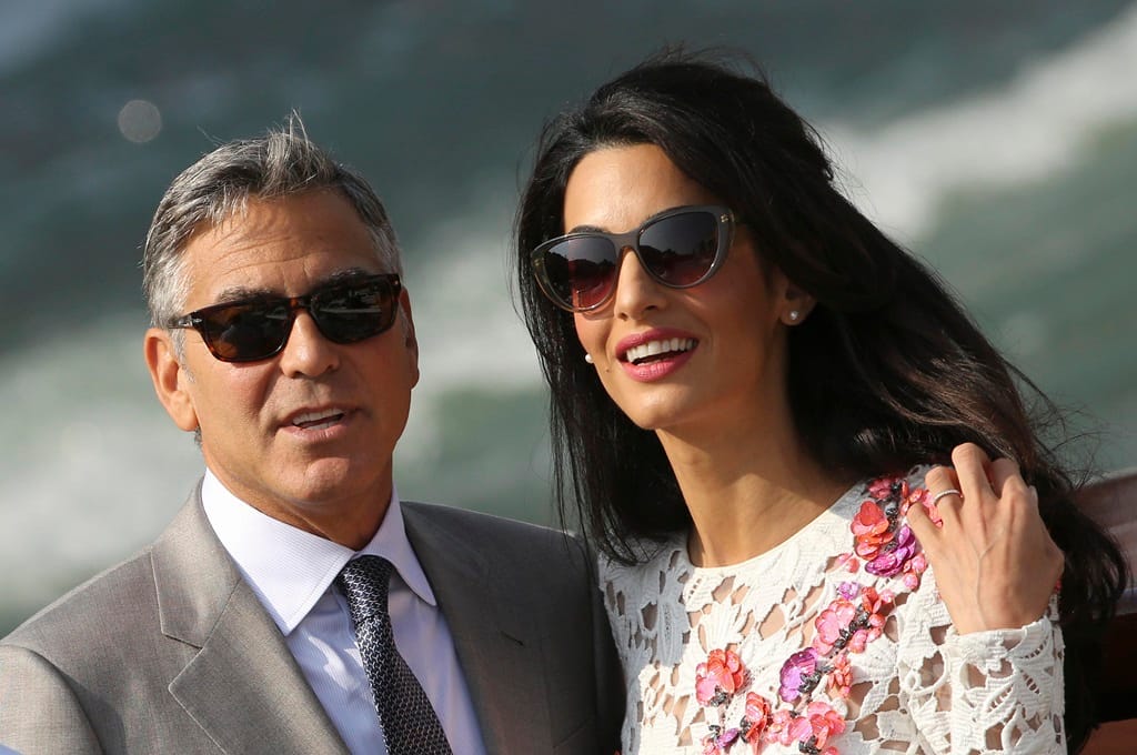 Primeiras imagens de George Clooney e Amal Alamuddin após casamento Foto: Reuters