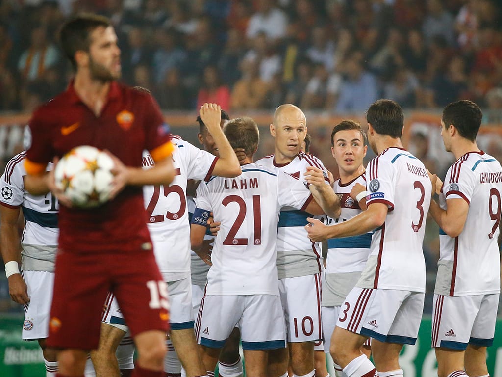 Roma vs Bayern Munique (Reuters)