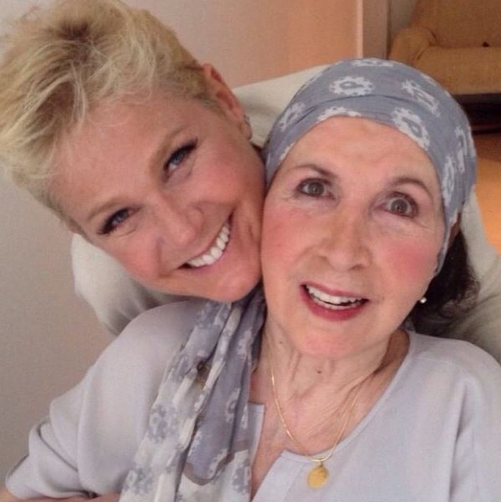 Xuxa com a mãe, Alda Foto DR