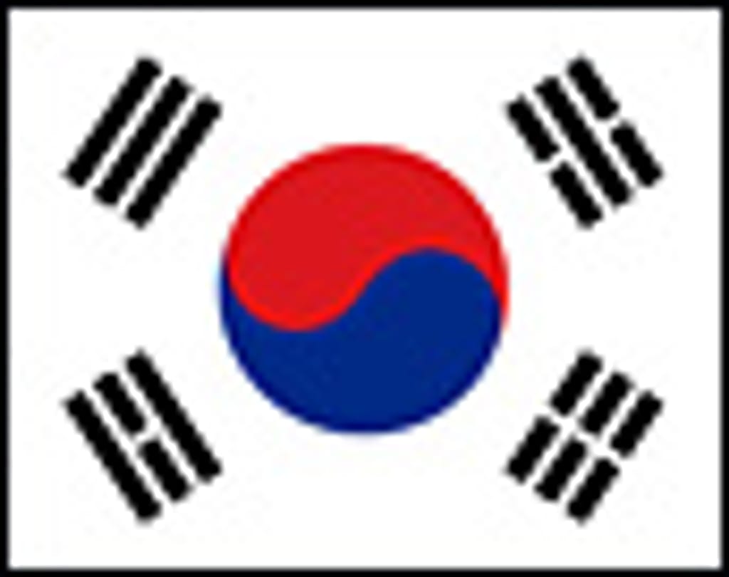 Logo Bandeira Coreia do Sul