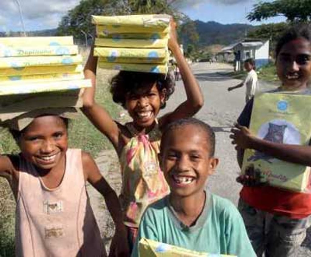 Bairro Comoro em timor-Leste - Foto de Manuel de Almeida para Lusa