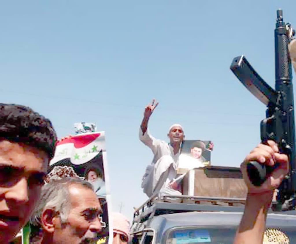 Partidários de Sadr em Najaf