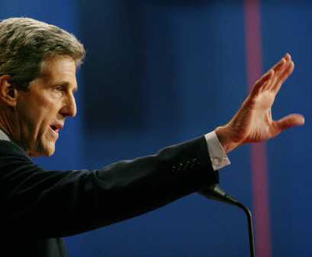 John Kerry em pleno discurso