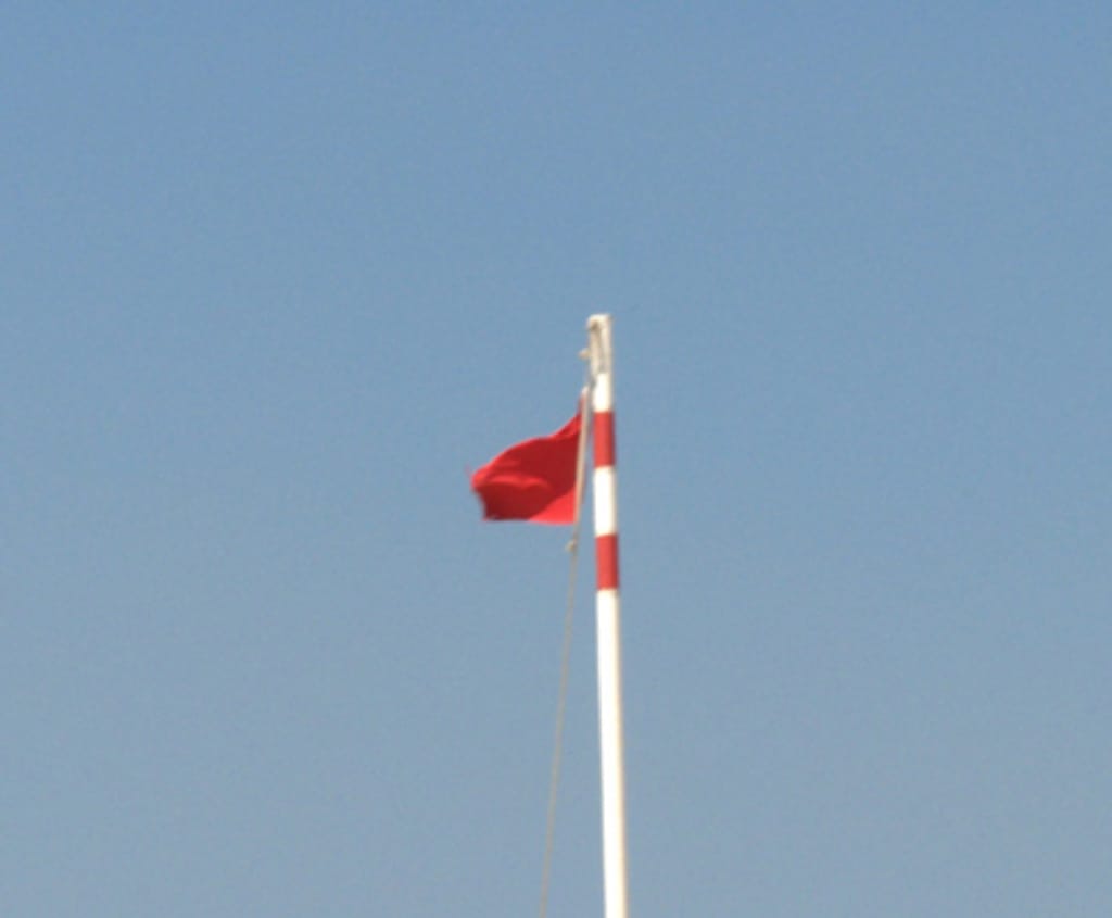 Bandeira vermelha