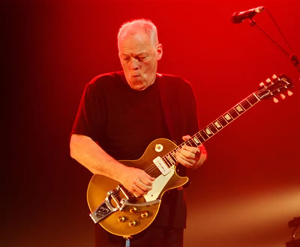 David Gilmour dos Pink Floyd (foto do site oficial do artista)